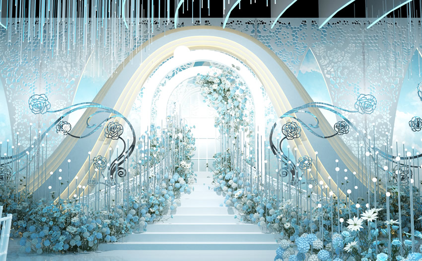 朝阳釡香烙馍村水晶厅效果展示